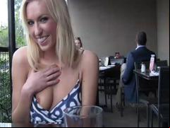 victoria blonde sexy teen with natural tits flashing boobs