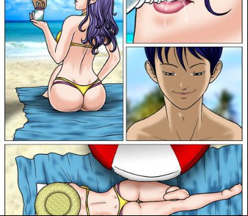 xxx beach cartoons beach adventure milftoon comics cartoon porn comics